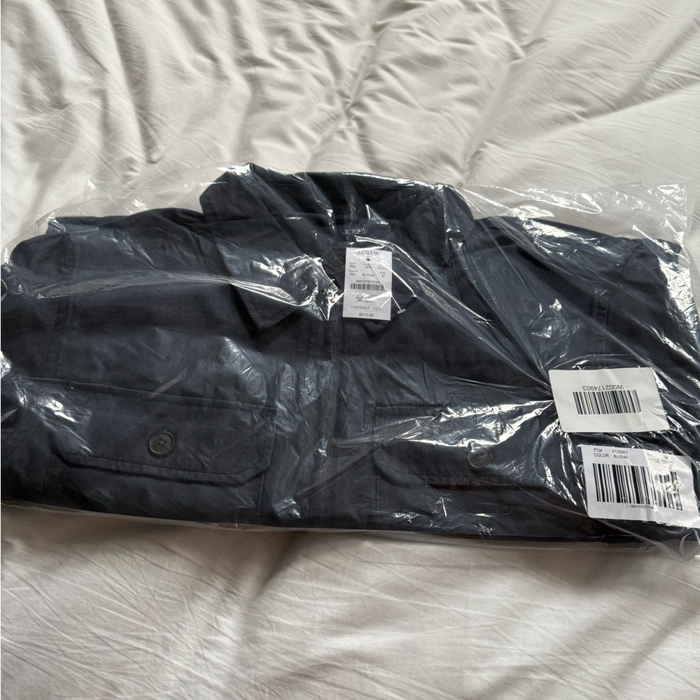 JCrew Navy Twill Jacket